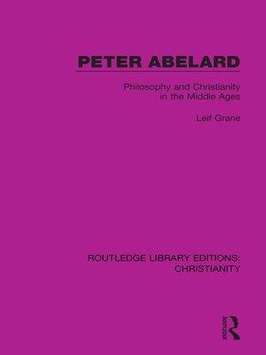 cover image of Peter Abelard